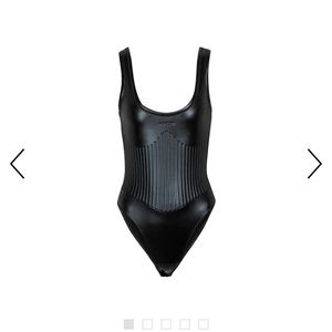 Mugler Leather Top